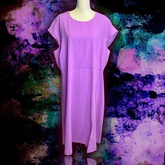 alexia admor lily midi dress NWT Alexia Admor 'Lily Midi Dress' in “Lilac” Plus Size 3X